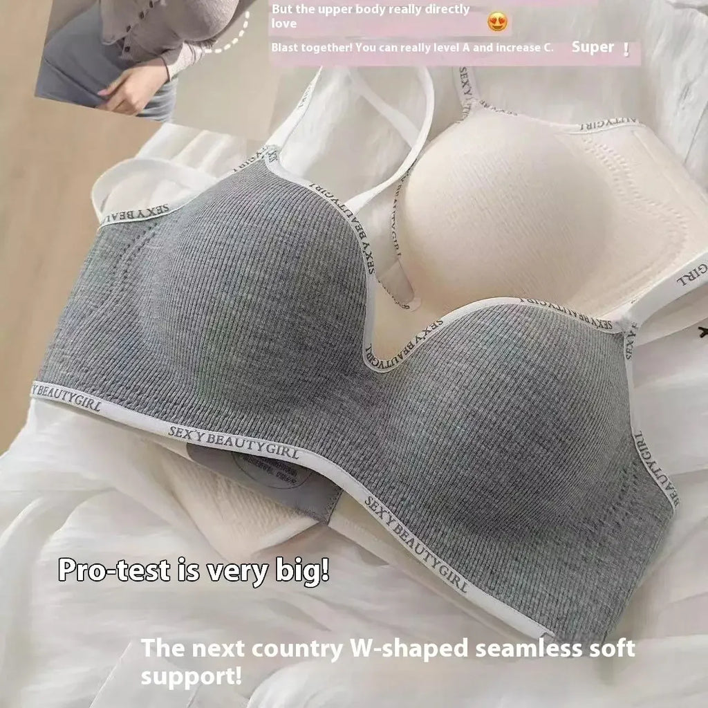 Push Up Padded Bra for Small Breasts - 10cm Thick Lingerie with Adjustable Straps Wireless Comfort & Lift Support