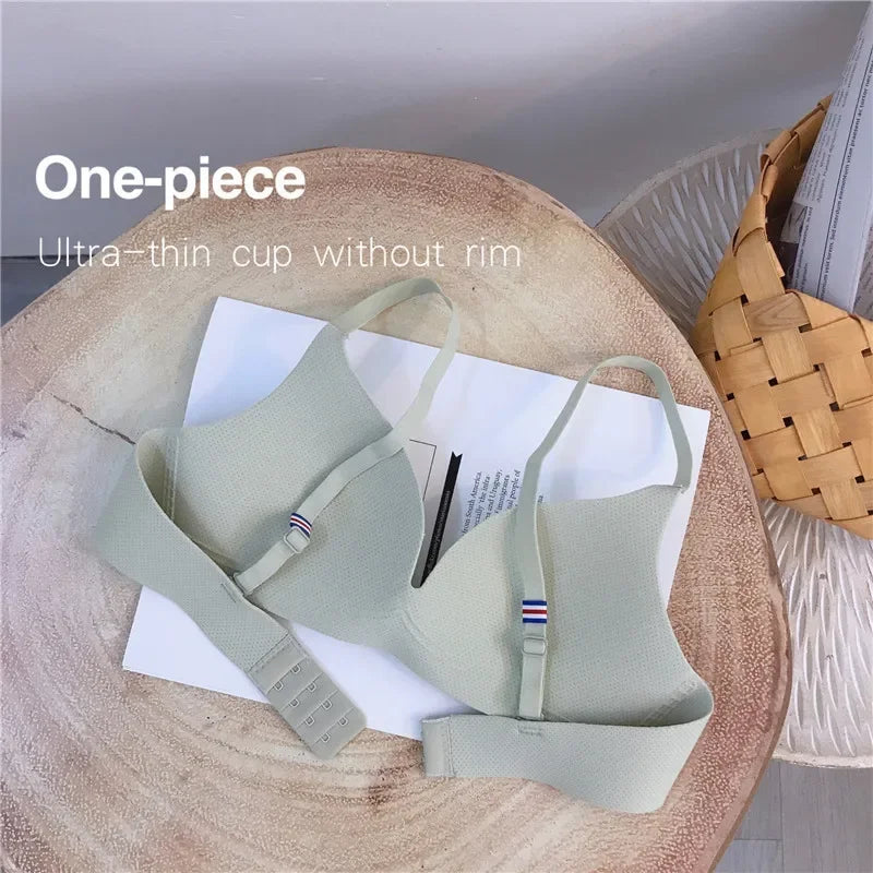 Girl Small Breasts Bra for Women Small Size Comfort Wireless Gather Sexy Push Up Simple Lingerie Seamless Brassiere Bralettle