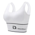 Women's Sexy Underwear Seamless Sports Bra high elasticity Deep U-Shaped Without Steel Ring Yoga Bra Top