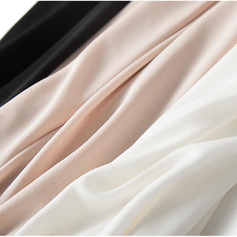 Women Full Slips 100% Natural SILK Lace slip Basic Anti emptied slips Adjustable shoulder Solid Nude Black White