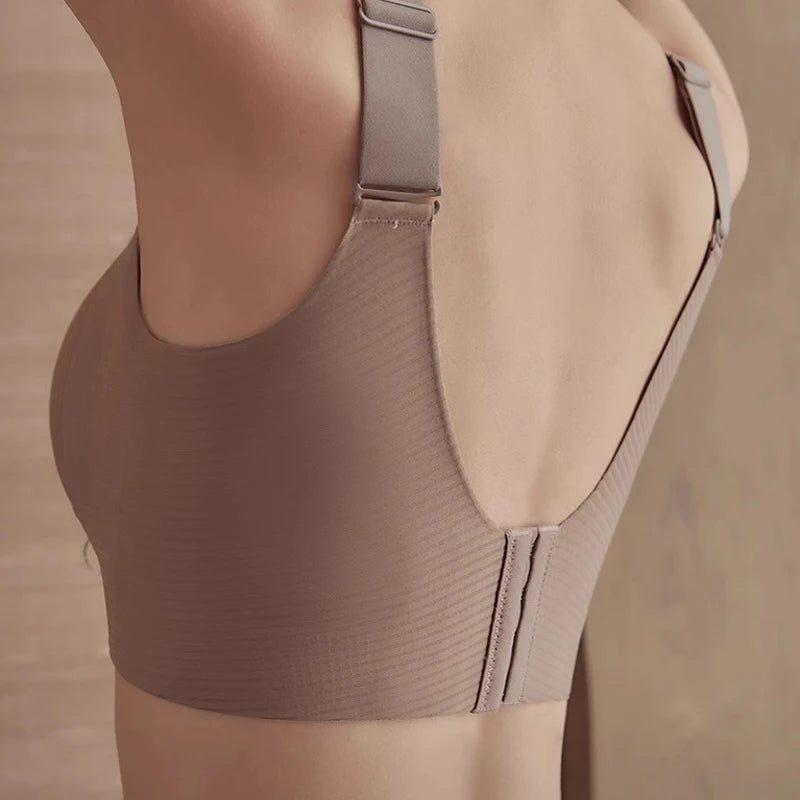 1pcs Women Large Size Bra Female Soft Support Seamless Underwear Comfortable Gathering No Steel Ring Light Thin Breathable Bras