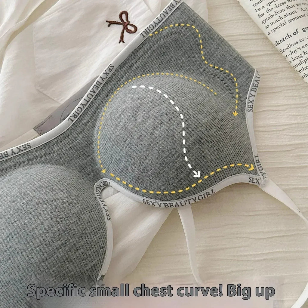 Push Up Padded Bra for Small Breasts - 10cm Thick Lingerie with Adjustable Straps Wireless Comfort & Lift Support