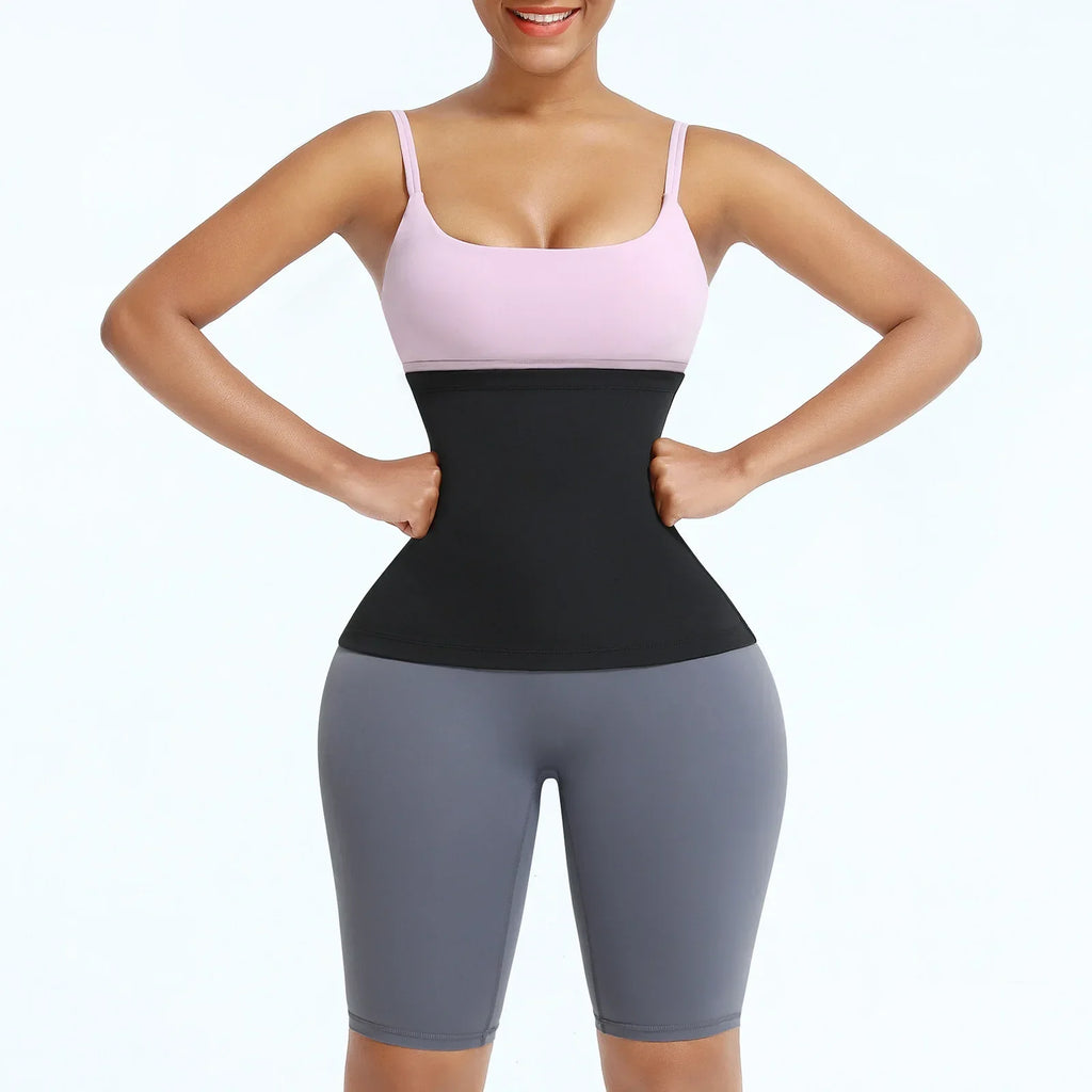 Sauna Waist Trainer Slimming Belt Women Gym Fitness Cincher Belly Control Corset Sweat Fat Burning Women Body Shaper Weight Loss