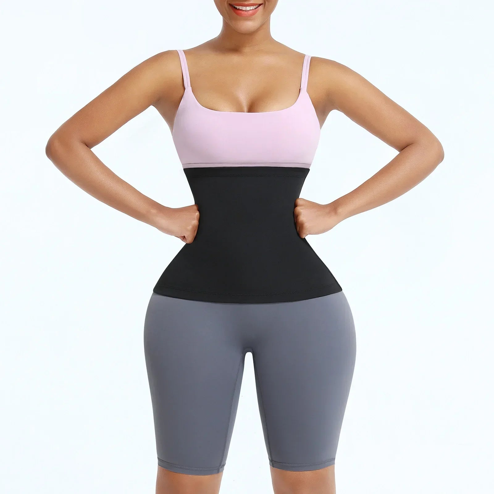 Sauna Waist Trainer Slimming Belt Women Gym Fitness Cincher Belly Control Corset Sweat Fat Burning Women Body Shaper Weight Loss